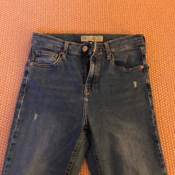Topshop Ripped Blue Jeans! - Picture 2 of 4